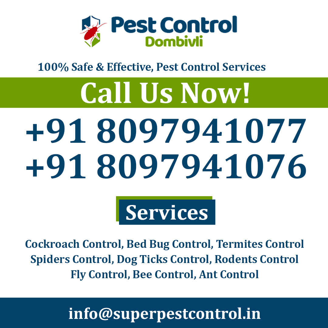 Pest Control Dombivli | No 1 Pest Control Dombivli
